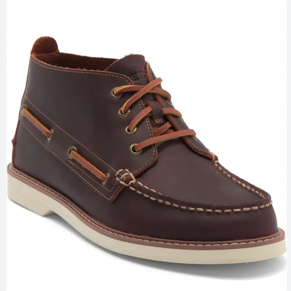 Sperry Other - Sperry Authentic Original Chukka Boots Mens Size 11 Dark Beige Leather New